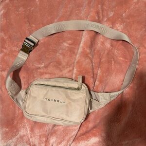 YoungLA Beige Crossbody Bag